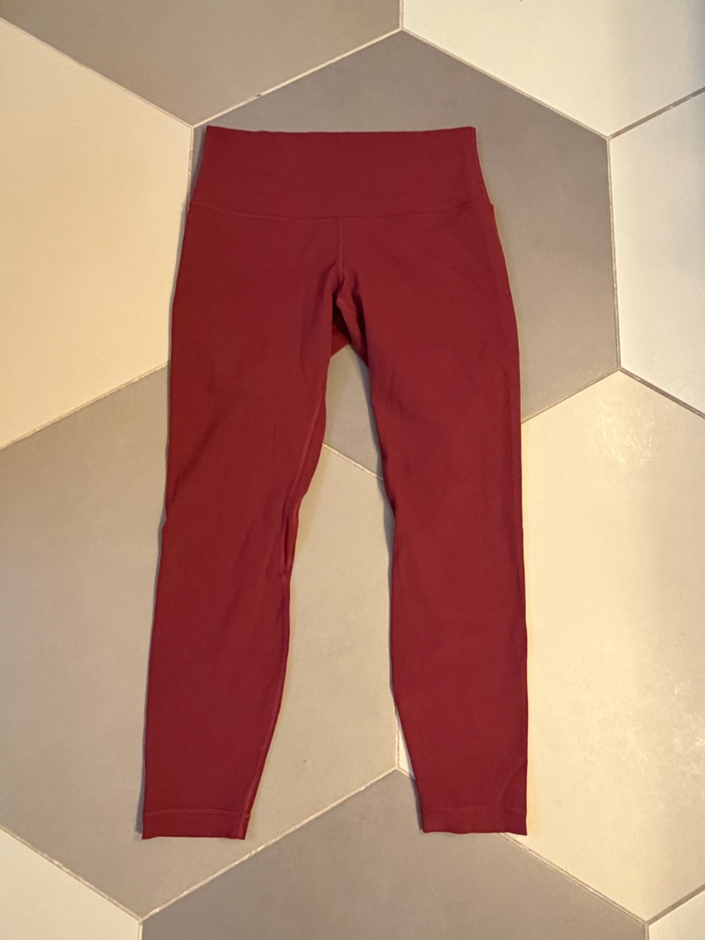 lululemon athletica brick Red align leggings